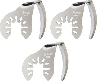 Produktbild von Oszillierendes Multitool Sägeblatt Set 3-teilig, für Autoscheiben, 39 mm, Edelstahl