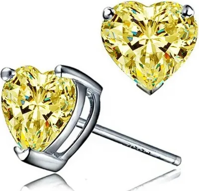 Produktbild von Small Hearts Ohrringe - Gelb für jeden Anlass KP29316