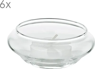 Produktbild von EDZARD Schwimm-Teelichthalter Iris 6er Satz H 4 cm