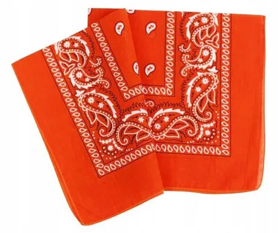 Produktbild von Bandana 100% Baumwolle Orange Einheitsgröße