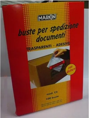 Immagine prodotto di Markin C4 busta C4 (229 x 324 mm) Bianco 100 pz