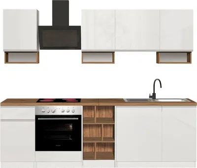 Immagine prodotto di Attimis - Cucina, Bianco Lucido, un Cassetto, Elettrodomestici non inclusi,  Italy
