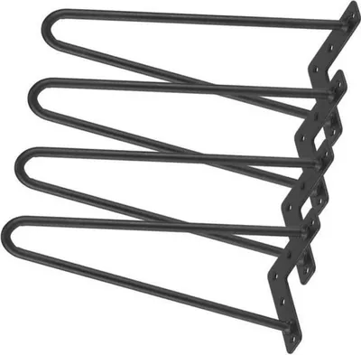 Obrázek produktu pro Sada 4 designových ocelových nohou konferenčního stolku (30 cm)