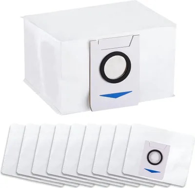 Produktbild von 10 Stück Staubbeutel Zubehörset für Ecovacs Deebot X1 Omni / X1 e Omni / T20 Omni Absaugstation, 3L Grosse Kapazität Staubsaugerbeutel Ersatzteile