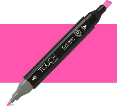 Image de Marqueur alcool double face Fine & Chisel TOUCH, RP6 Rose vif