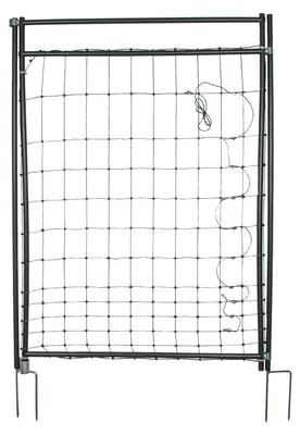 Produktbild von horizont Hotgate Tor für Weidezaunnetze – elektrifizierbares Netztor, 86 cm Durchgang
