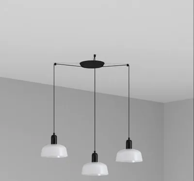 Obrázek produktu pro TATAWIN S závěsná lampa 3 světla bílá 20340-116-3L