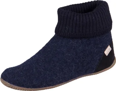 Produktbild von Living Kitzbühel Hüttenschuh Uni Uni Hohe Hausschuhe Nachtblau, 4230-590