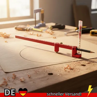 Produktbild von Holzbearbeitungs-Anreißlehre Mittelsucher Lineal