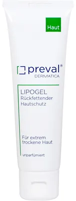 Produktbild von preval Dermatica Lipogel rückfettender Hautschutz unparfümiert, 50 g Gel