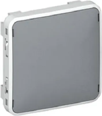 Produktbild von Legrand Plexo55 Modular Blindabdeckung Feuchtraum grau 069537