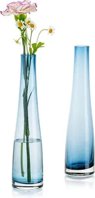 Produktbild von Famanu Blumenvasen - Dekorative Tischvase für Pampasgras und Trockenblumen