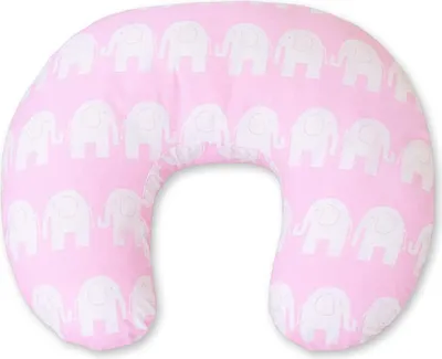 Obrázek produktu pro Kojicí polštář, podložka, ergonomický design pro maximální pohodlí - Elephant pink