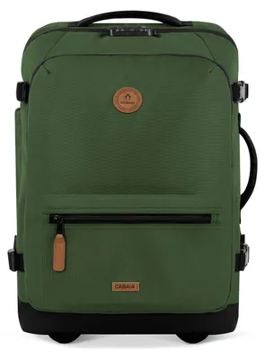 Image de CABAIA trolley sac à dos Soft Suitcase 2 Wheels Essentials Trolley 27L Coromandel vert foncé 42cm