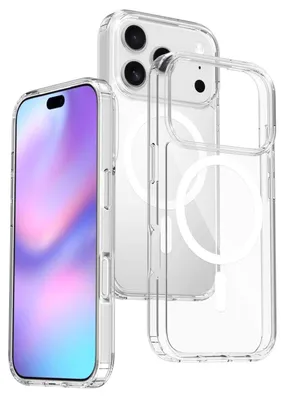 Produktbild von Mobigear Crystal – Transparente Schutzhülle für iPhone 17 Pro mit MagSafe-Funktion, Hartschalen-Rückseite