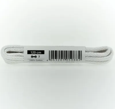 Obrázek produktu pro Tkaničky do bot bílé 120 cm