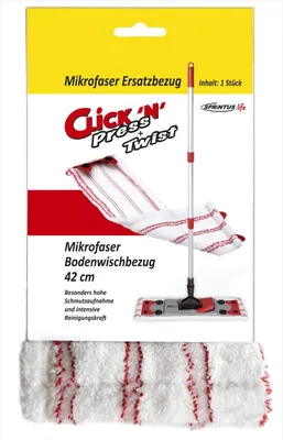 Produktbild von SPRiNTUS CnT Ersatzbezug, Mopp-Nasspads, Rot, Weiß, Mikrofaser, 1 Stück(e), 420 mm