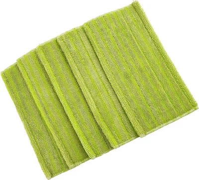 Obrázek produktu pro 5 Pack Reusable Washable Mop Pads for Swiffer Wet Jet Dry Wet Pads Refill Microfiber Mop Swiffer Pads for Hard Wood Floor Cleaning 29 * 15 cm