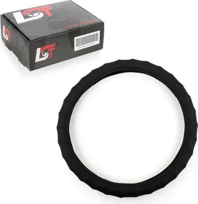 Produktbild von Lenkradbezug Ø 38x9 cm schwarz für KIA für HYUNDAI für DAEWOO für DAIHATSU