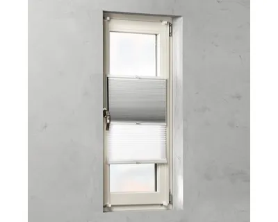 Produktbild von SOLUNA Doppelplissee mit Seitenverspannung, weiß, 60x130 cm