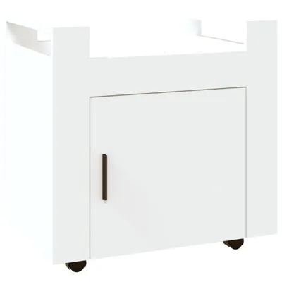 Produktbild von vidaXL Bürowagen Weiß 60x45x60 cm Holzwerkstoff
