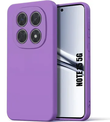 Image de Coque pour Xiaomi Redmi Note 15 5G/4G, Protection Silicone Souple Doux Anti-Rayures Antichoc - Violet