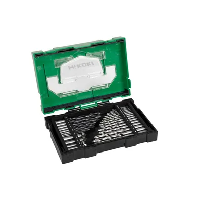 Image de HSS Bohrer & Senker-Set HiKOKI Metallbohrer Holzbohrer 29-tlg.