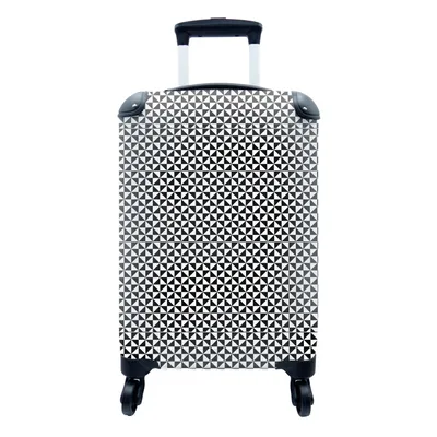 Produktbild von MuchoWow® Koffer Handgepäck Trolley Rollkoffer Kleine Reisekoffer mit 4 Rollen - Gestaltung - Geometrie - Muster - Cabin Size < 55x40x23 cm & 55x40x20 cm - Fotokoffer - Kabinenkoffer - Boardgepäck - Reise-Box - Reisekoffer - Reisegepäck - Koffer mit Bild - Trolley für Kinder