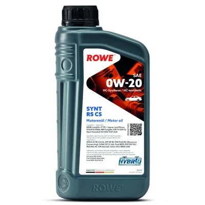 Produktbild von ROWE Hightec Synt RS C5 für 0W-20 1 Liter Motoröl Motorenöl OV0401547 Longlife-17 FE+ STJLR.03.5006 229.71 229.72 VCC RBS0-2AE WSS-M2C947-B1 Öl