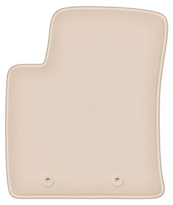 Produktbild von DURBAN Beige Velours-Fahrerfußmatte für Hyundai i10 II Schrägheck (2013-)