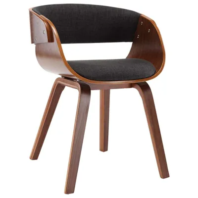 Obrázok produktu pre vidaXL Jedálenská stolička Grey Bent Wood and Fabric