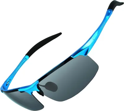 Produktbild von DUCO Herren Sportbrille Polarisierte Sonnenbrille Ultraleicht Al-Mg Rahmen UV400 Schutz