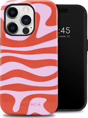 Image de Selencia Vivid Backcover pour l'Apple iPhone 14 Pro - Dream Swirl Pink