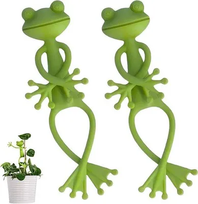 Obrázok produktu pre Plastové opory na rastliny Kikker – 2 ks zelených plastových opôr na rastliny Kikker, 135 x 6 cm