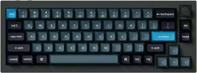 Immagine prodotto di Q2 Pro (nero/blu/grigio, layout DE, Keychron K Pro Red, hot-swap, telaio in alluminio, RGB)