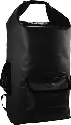 Produktbild von Wasserdichter Rucksack 22 L schwarz - Rolltop, robust, Outdoor, Drybag, Gearbag 22