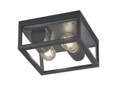 Zdjęcie produktu dla Lampa elewacyjna plafon zewnętrzny GARONNE antracyt Trio 601860242