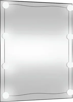 Productafbeelding van Wandspiegel met LED's rechthoekig 50x60 cm glas