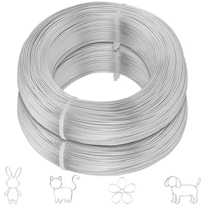 Produktbild von Aluminiumdraht 30 m - Basteldraht - Modellieren - Schmuckherstellung - Flexibel - Formstabiler Aluminiumdraht