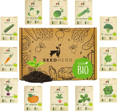 Produktbild von Seedhero  Gemüsesamen-Set mit 12 Sorten