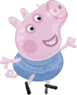 Zdjęcie produktu dla Balon Foliowy Świnka George, Peppa 61x61 cm