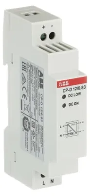 Imagen del producto de Fuente de alimentación, salida 12 VDC/0.83 A, modelo CP-D 12/0.83 (1SVR427041R1000)