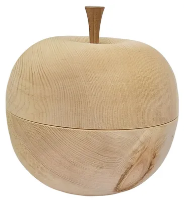 Produktbild von Apfeldose aus Zirbenholz Holz Deko   40.10-017