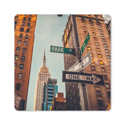 Produktbild von MuchoWow® Mauspad Mousepad Stadtzentrum New York 30x30 cm - Mousepads - Maus Mat - Pad - Mausunterlage - Gaming