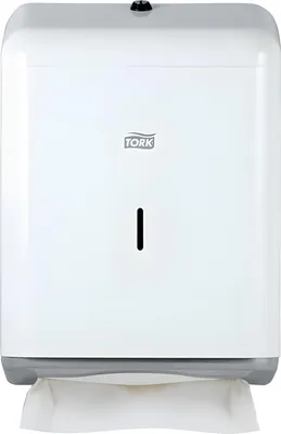 Produktbild von TORK Falthandtuch-Spender Metall weiß