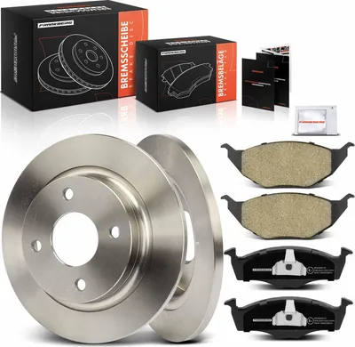 Obrázek produktu pro Frankberg 2x brzdové kotouče 4x brzdové destičky přední náprava pro VW Lupo 60 6X1 1.2L 1999-2005