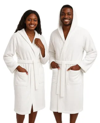 Imagen del producto de Bata de algodón Betz con capucha para hombre y mujer - Bata para sauna - la