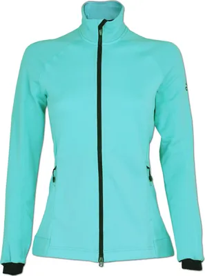 Produktbild von adidas Fleece Jacke Gr.36 clear aqua (CD1198)