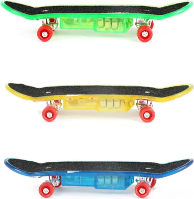 Produktbild von Toi-Toys Finger-Skateboard mit leichten und zusätzlichen Rädern