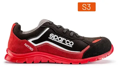 Produktbild von Sparco 07522RSNR Nitro Marcus ESD S3 SRC Sicherheitsschuh, Rot/Schwarz, 47